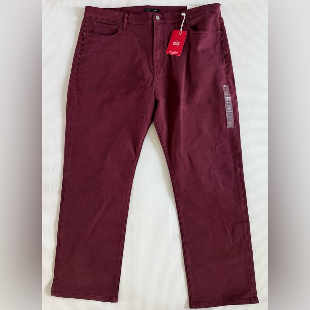 Lucky Brand 410 Athletic Slim Jeans 42x30 Wash Relaxed Coolmax NWT